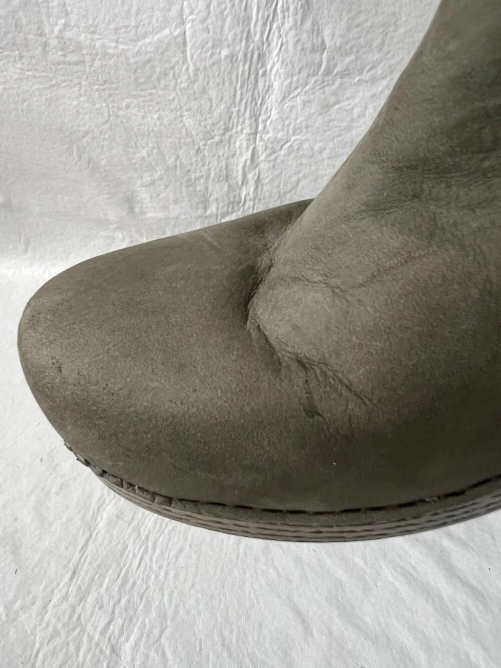 Dansko boots olive green brown leather Michelle EU 42 11.5 12 short ankle clog